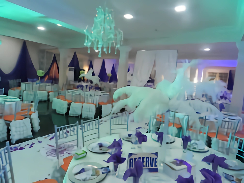 Conference and event hall interior