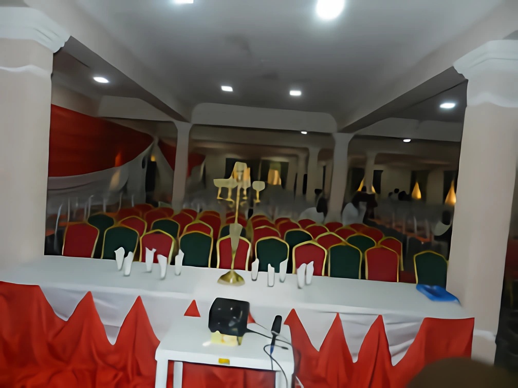 Conference and event space interior at Jubilee Retreat