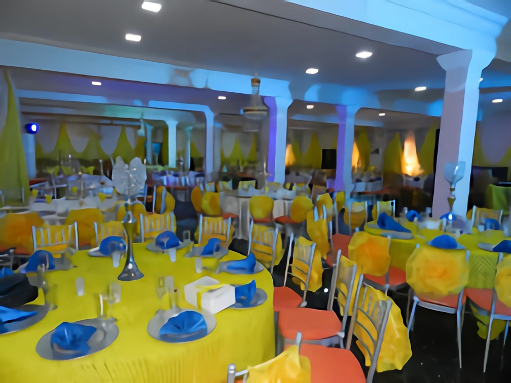 Grand event hall interior at Jubilee Retreat