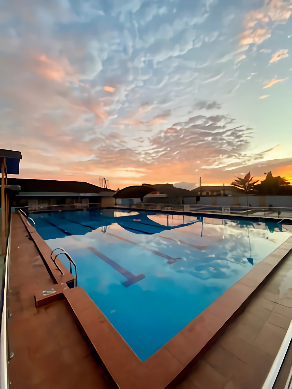 Swimming pool at Jubilee Retreat